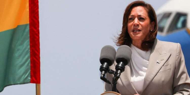 US Vice President, Kamala Harris.