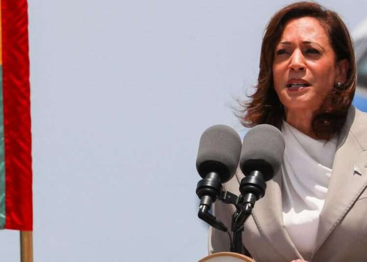 US Vice President, Kamala Harris.