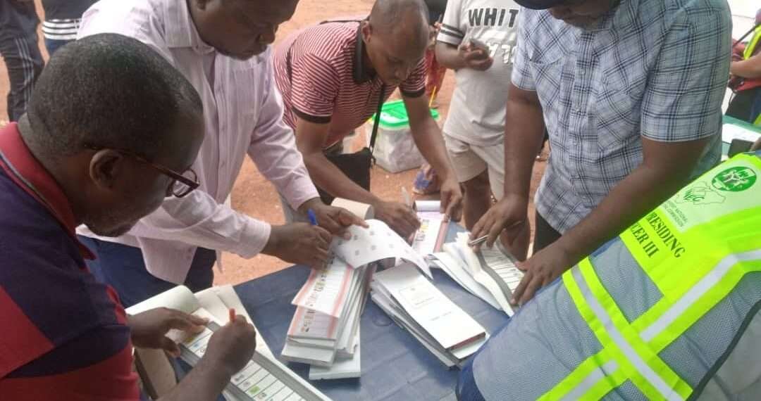 Nigeria Gubernatorial Elections: Sorting And Counting Commences 1 sorting