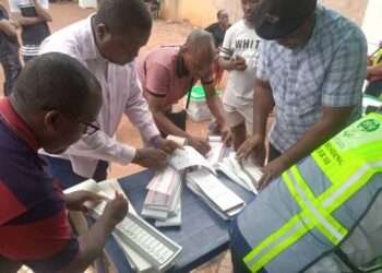 Nigeria Gubernatorial Elections: Sorting And Counting Commences 1 sorting