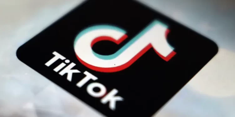 A view of the TikTok app logo.