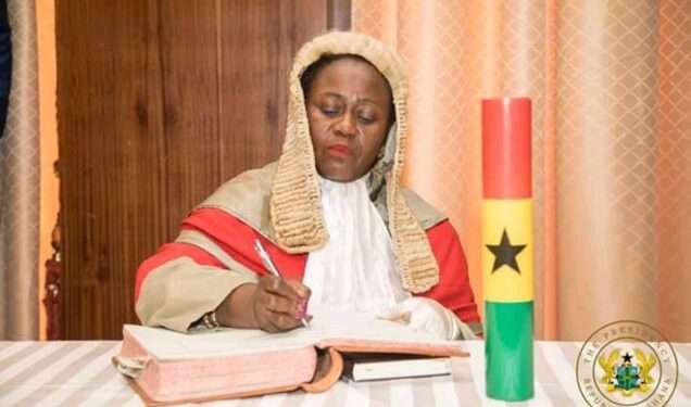 Gertrude Araba Esabaa Torkornoo, a Justice of the Supreme Court.
