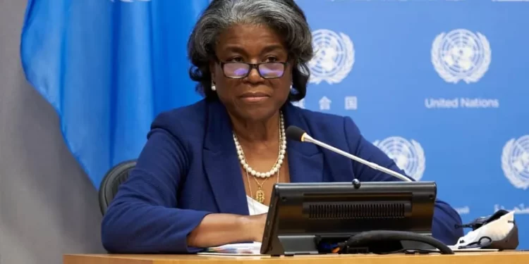 Linda Thomas-Greenfield, US Ambassador to the UN.