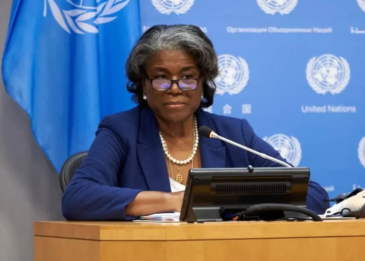 The Thorn in the UN Security Council’s Flesh 1 Linda Thomas-Greenfield, US Ambassador to the UN.
