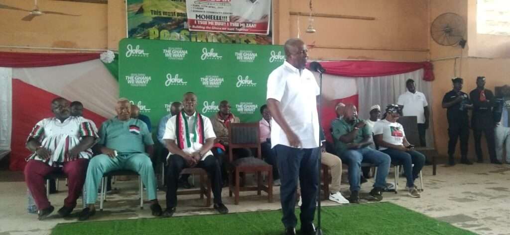 Mahama in the Eastern Region