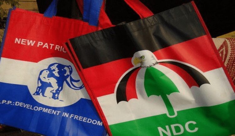 Assin North By-Elections: Charles Opoku Leads With 1.1% In Polls- Global InfoAnalytics 1 NPP (Left), NDC (Right)