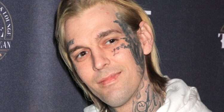 The late Aaron Carter