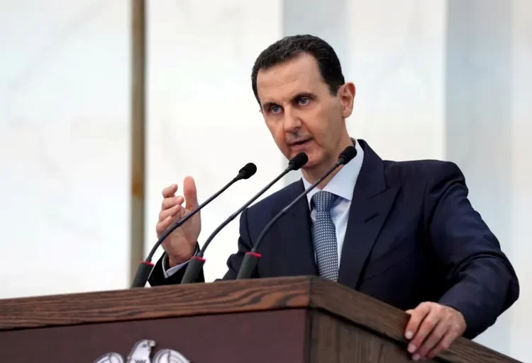 Ousted Syrian President, Bashar al-Assad.