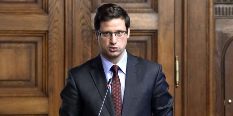 Gergely Gulyas, Government Minister in Hungary.
