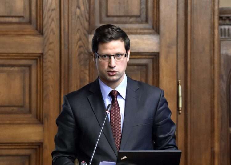 Hungary Includes Honey, Other Products In Ukraine Import Ban 1 Gergely Gulyas, Government Minister in Hungary.