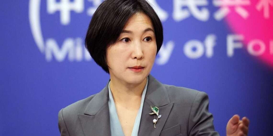 Chinese Foreign Ministry Spokesperson, Mao Ning.