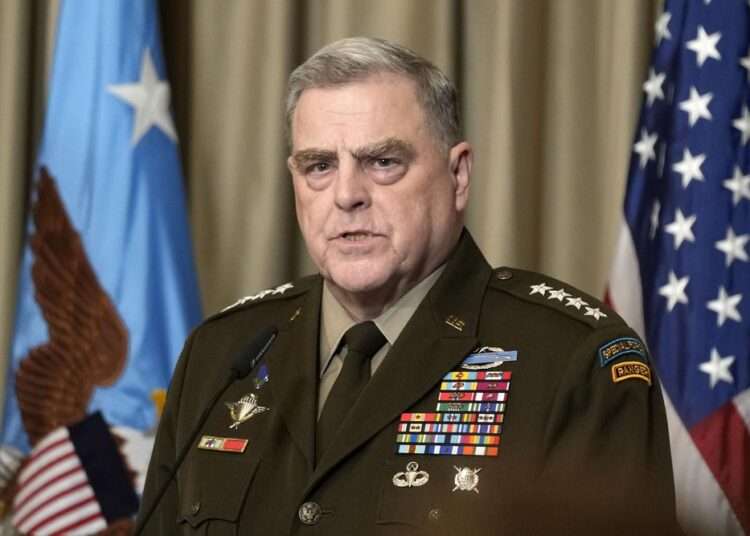 A Militarily Capable Japan With Close U.S Alliance Will Go A Long Way To Deterring War- Milley 1 Gen. Mark Milley, the Chairman of the U.S Joint Chiefs of Staff.