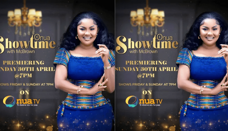 McBrown Finally Unveils Her New Onua TV Show 1 Ghanaian Actress and Media Personality, Nana Ama McBrown