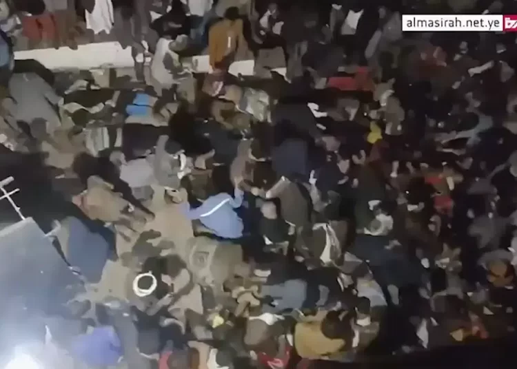 Yemen: At Least 78 Killed In Stampede At Ramadan Charity Event 1 This image from a video, shows the scene of a deadly stampede in Sanaa, Yemen.