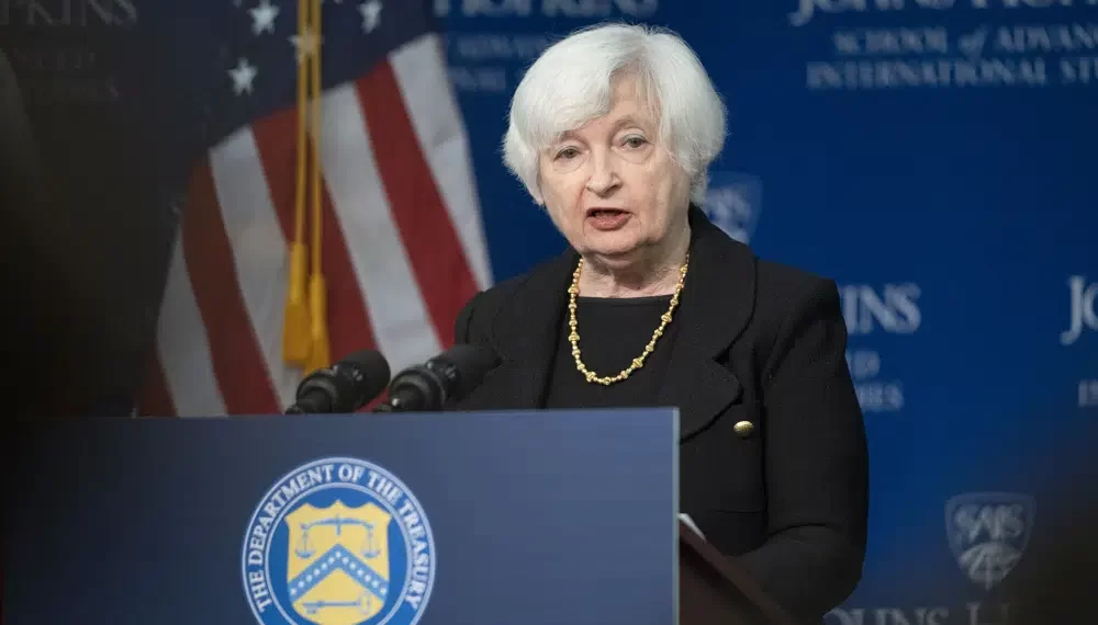 U.S Treasury Secretary, Janet Yellen.