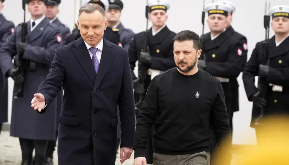 Zelenskyy Bolsters Military And Economic Cooperation On Poland Visit 1 Zelenskyy And Wife Visit Poland