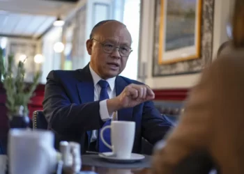 <strong>Taiwan’s Semiconductor Makers To Expand Production In The U.S.</strong> 8 Taiwan Trade Minister John Chen-Chung Deng speaks during an interview at Willard Hotel's Café du Parc, in Washington, Wednesday, May 3, 2023.