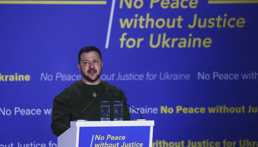 Zelenskyy Delivers Speech At The ICC 1 Zelenskyy Delivers Speech At The ICC
