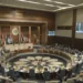 Delegates and Foreign Ministers of member states convene at the Arab League headquarters in Cairo, Egypt, Sunday, May 7, 2023.