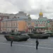 Russian T-14 Armata tanks drive in Red Square during a military parade on Victory Day, which marks the 77th anniversary of the victory over Nazi Germany in World War Two, in central Moscow, Russia May 9, 2022.