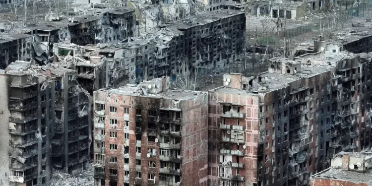 Bakhmut, a city once rich in history, now destroyed.