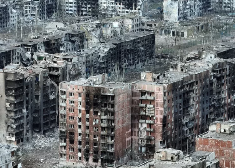 Bakhmut 1 Bakhmut, a city once rich in history, now destroyed.