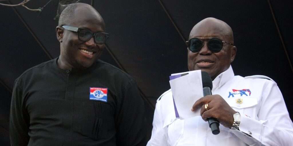 Ernest Yaw Anim and President Nana Addo Dankwa Akufo Addo