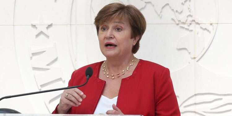 The Managing Director of IMF, Kristalina Georgieva