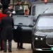 Prince Harry left for the Heathrow Airport, for a flight to the U.S, soon after the Coronation.