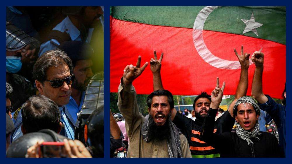 Imran Khan supporters celebrate after Pakistani court grants bail