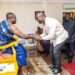 Minister for lands and natural resources, Samuel Jinapor (Right).