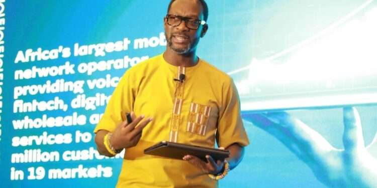 MTN Calls for Multi-Sectorial Approach in Fighting MoMo and Internet Fraud 1 MTN CEO Selorm Adadevoh Addressing Guests at the Forum