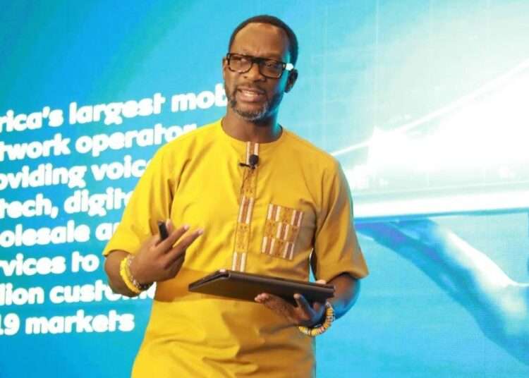 MTN Calls for Multi-Sectorial Approach in Fighting MoMo and Internet Fraud 1 MTN CEO Selorm Adadevoh Addressing Guests at the Forum