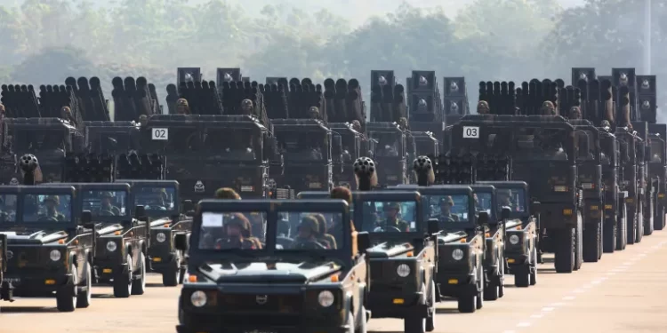 Myanmar Military Junta has imported a billion worth ammunitions, in arm trade.