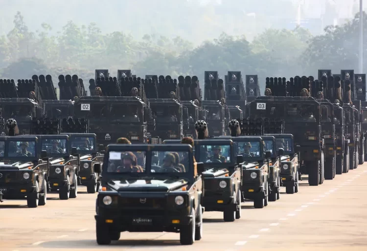 Myanmar Military Junta has imported a billion worth ammunitions, in arm trade.
