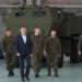 Poland Receives First Batch Of U.S.-Made HIMARS Rocket Launchers 11 Poland's Defense Minister Mariusz Blaszczak, center, walks during ceremony after receiving its first shipment of U.S.-made HIMARS rocket launchers, at an air base in Warsaw, Poland, on Monday, 15 May 2023.