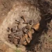 Remnants of cluster munitions are seen at a clearance site in Ayii, Eastern Equatoria state, in South Sudan.