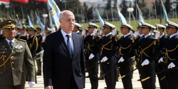 Saied Kais, President of Tunisia.