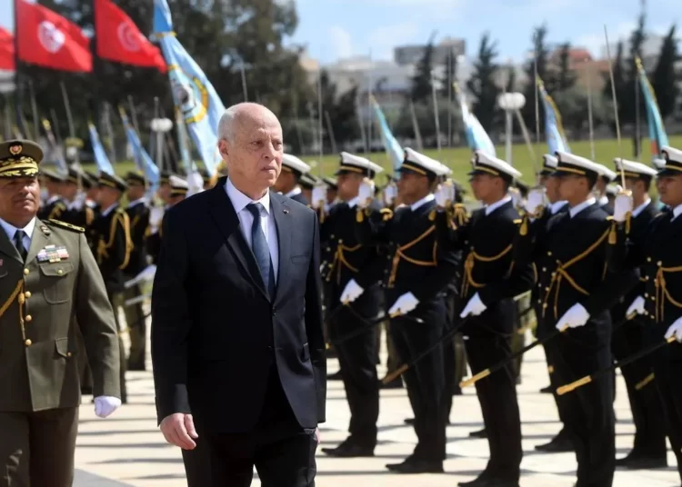 Saied Kais, President of Tunisia.