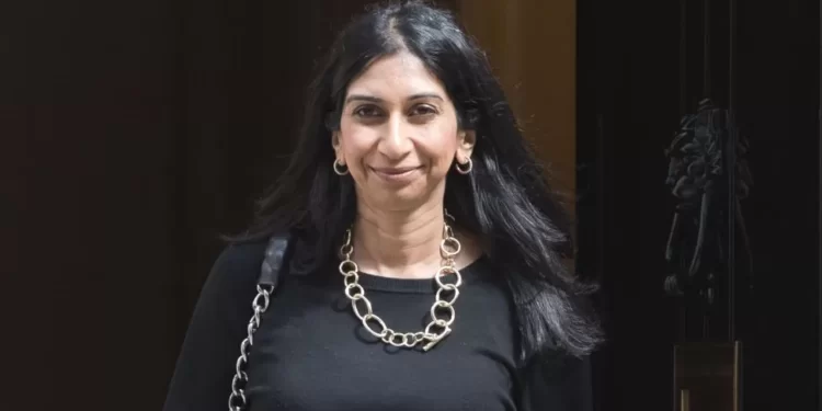 Suella Braverman, Home Secretary of UK.