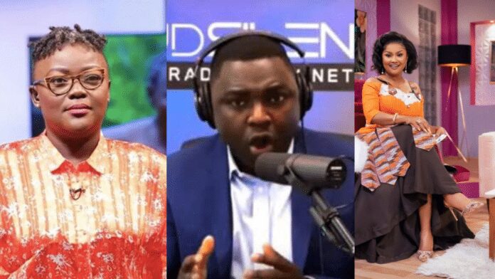 ‘You’re Very Stupid’ – Nana Yaa Brefo And Kevin Taylor Lock Horns 2 ama 3