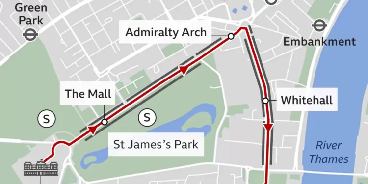 Coronation Procession Route