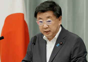 Japanese Cabinet Secretary, Hirokazu Matsuno.