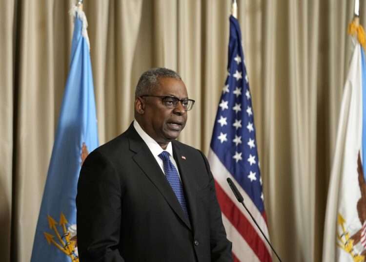Training For Ukrainian Pilots On American-Made F-16 Fighter Jets Could Start In Coming Weeks- U.S Defense Secretary 1 U.S Defense Secretary, Lloyd Austin.