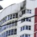 Rare Drone Attacks Hit Moscow 11 This photo shows a part of an apartment building which was reportedly damaged by Ukrainian drone in Moscow, Russia, Tuesday, May 30, 2023.