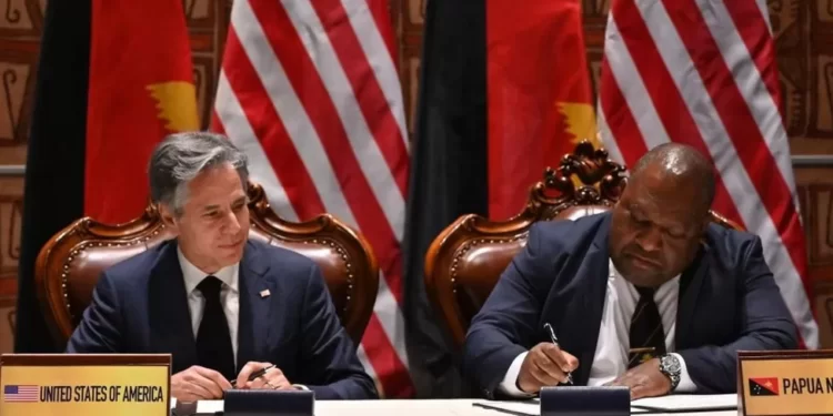 U.S Inks New Security Pact With Papua New Guinea 1 The US and Papua New Guinea signed a security pact on Monday, May 22, 2023.
