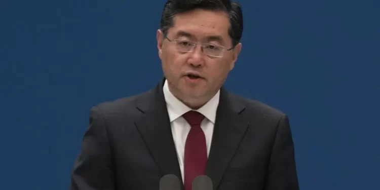Qin Gang, China's Foreign Minister.