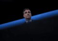 Spanish Prime Minister Pedro Sanchez attends a media conference on the final day of a North Atlantic Treaty Organization, NATO, summit in Madrid, Spain, Thursday, June 30, 2022.