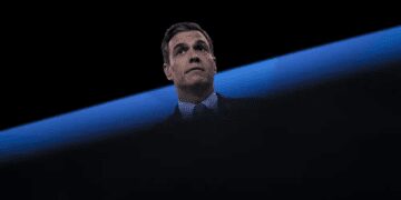 Spanish Prime Minister Pedro Sanchez attends a media conference on the final day of a North Atlantic Treaty Organization, NATO, summit in Madrid, Spain, Thursday, June 30, 2022.