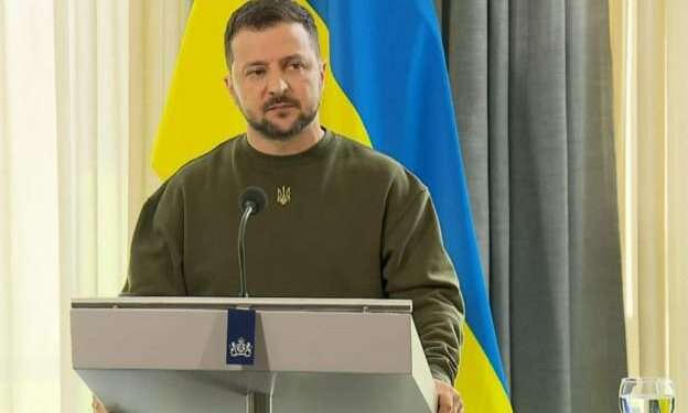 Bakhmut Not Occupied by Russia- Zelenskyy 1 Volodymyr Zelenskyy, President of Ukraine.